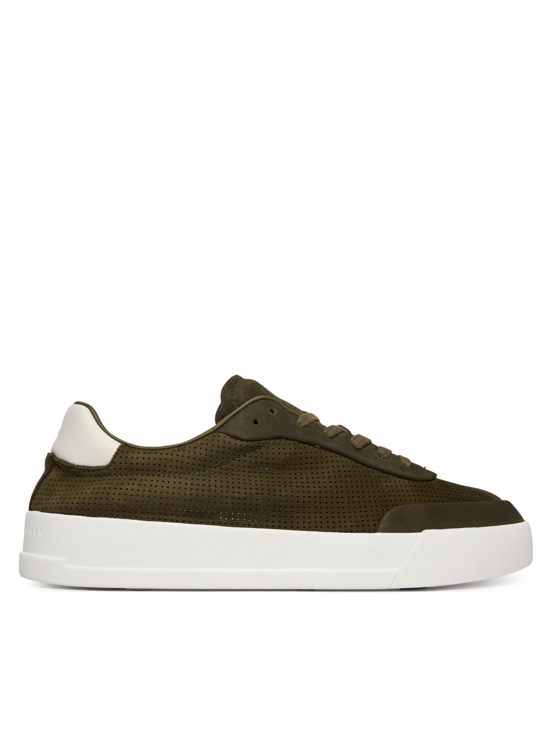 Sneakersy Tommy Hilfiger Th Court Best FM0FM05821 Zelená