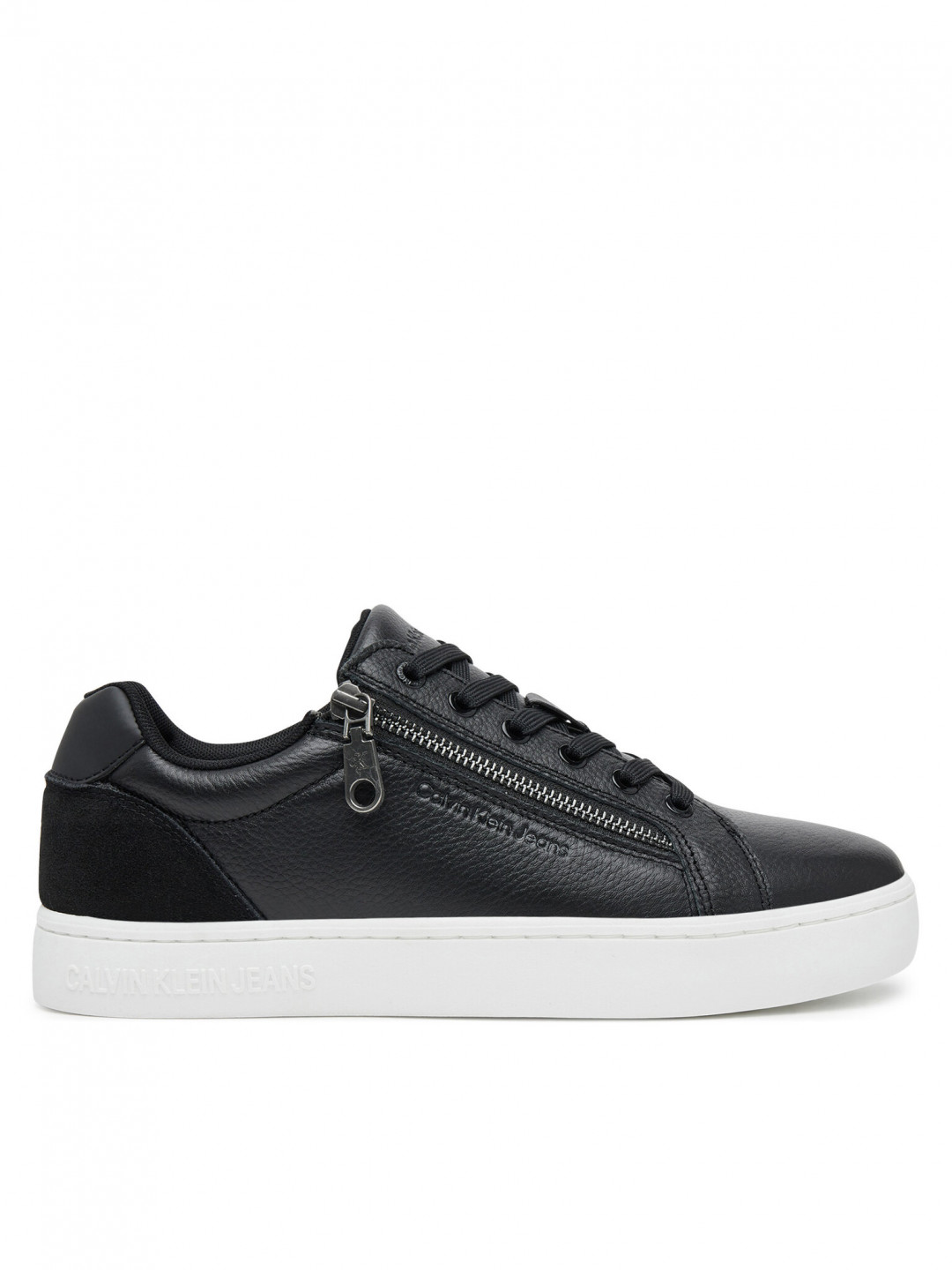 Calvin Klein Jeans Sneakersy Classic Cupsole Zip Low In YM0YM01254 Černá