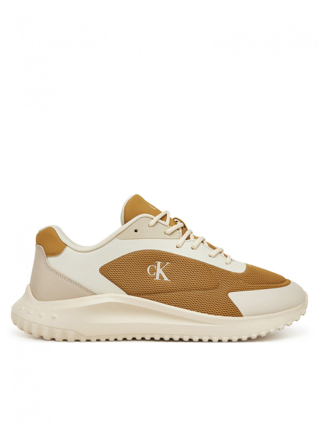 Calvin Klein Jeans Sneakersy Eva Runner Low Mesh Mix YM0YM01185 Žlutá