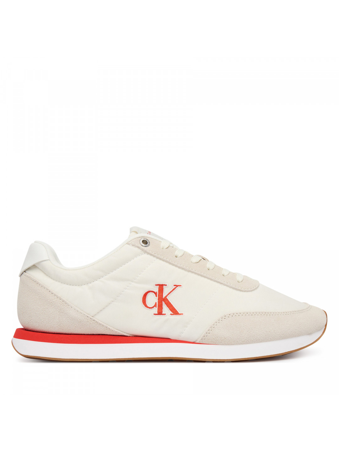Sneakersy Calvin Klein Jeans Retro Runner Ess Mix Mat YM0YM01361 Béžová