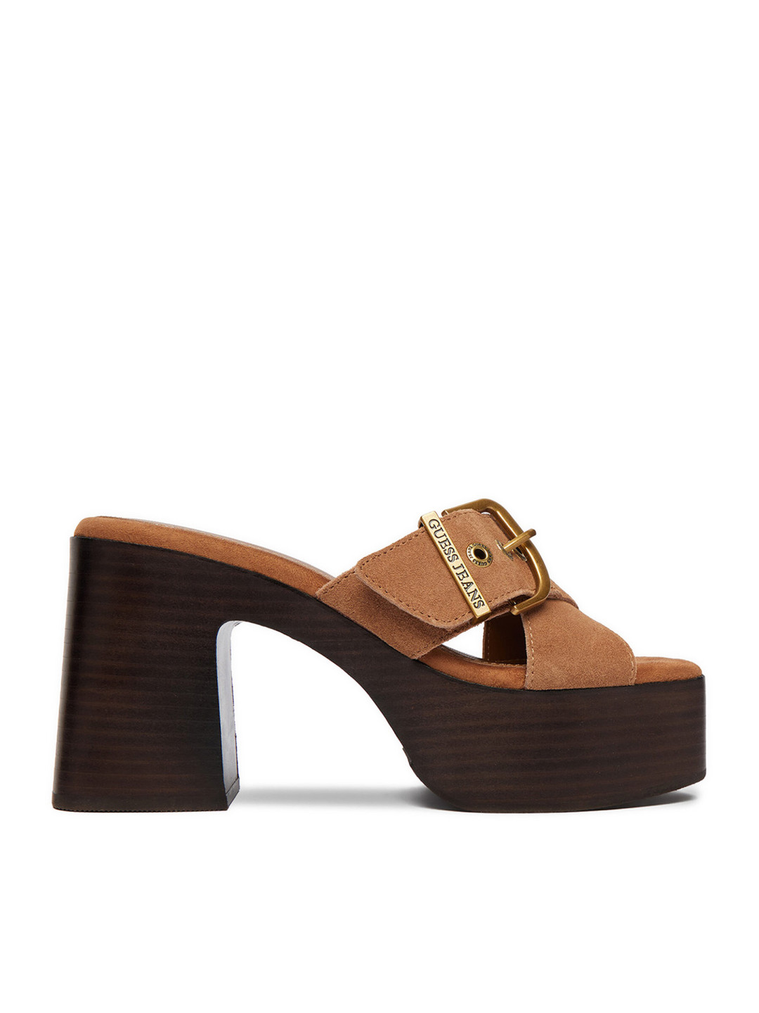 Nazouváky Guess Jeans CEO-JD421-3 Hnědá