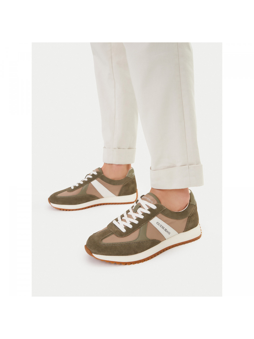 Sneakersy Guess Jeans EO-ORLANDO-01 126AM Khaki