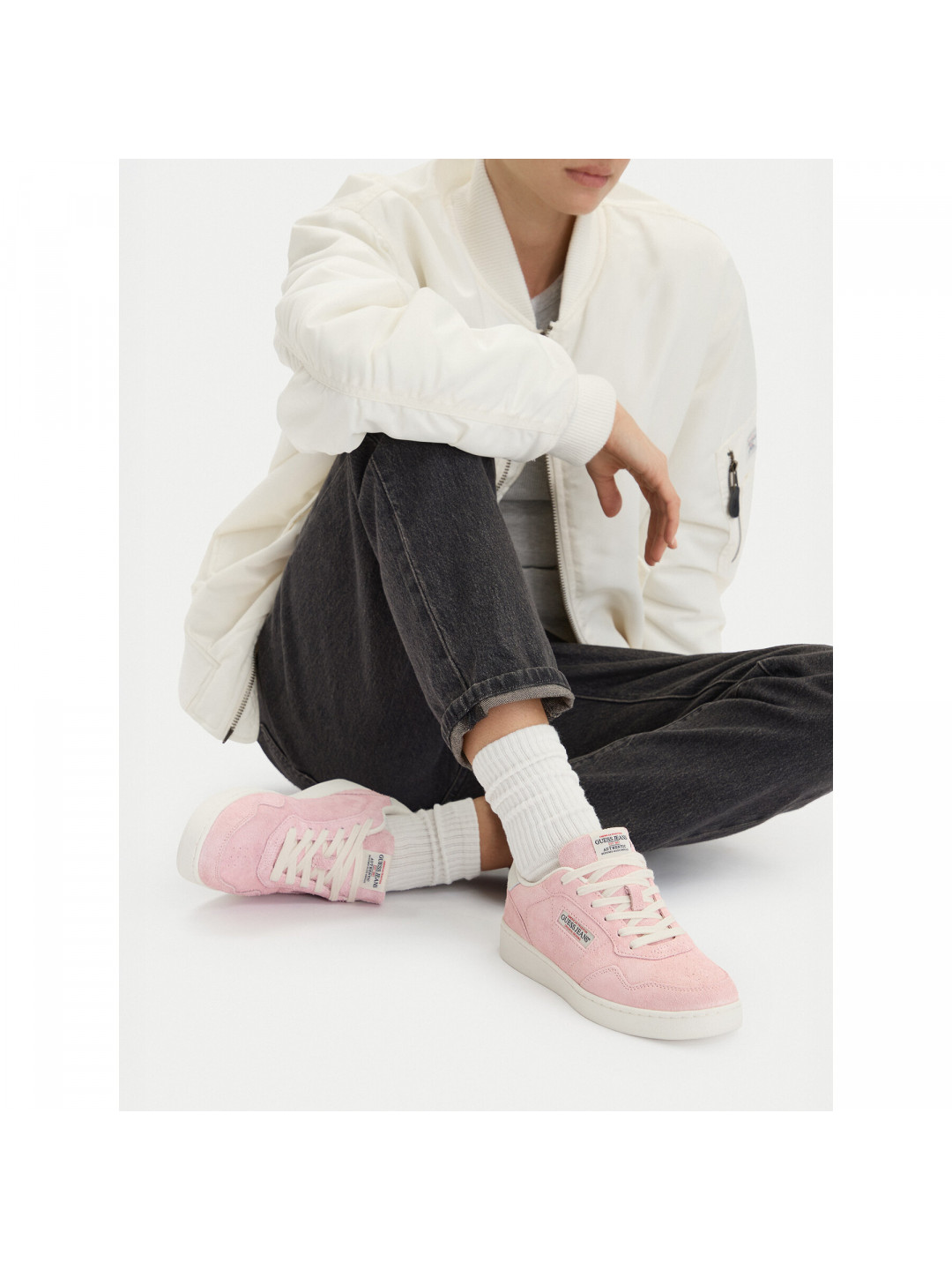 Sneakersy Guess Jeans EO-XL250041 Světle růžová