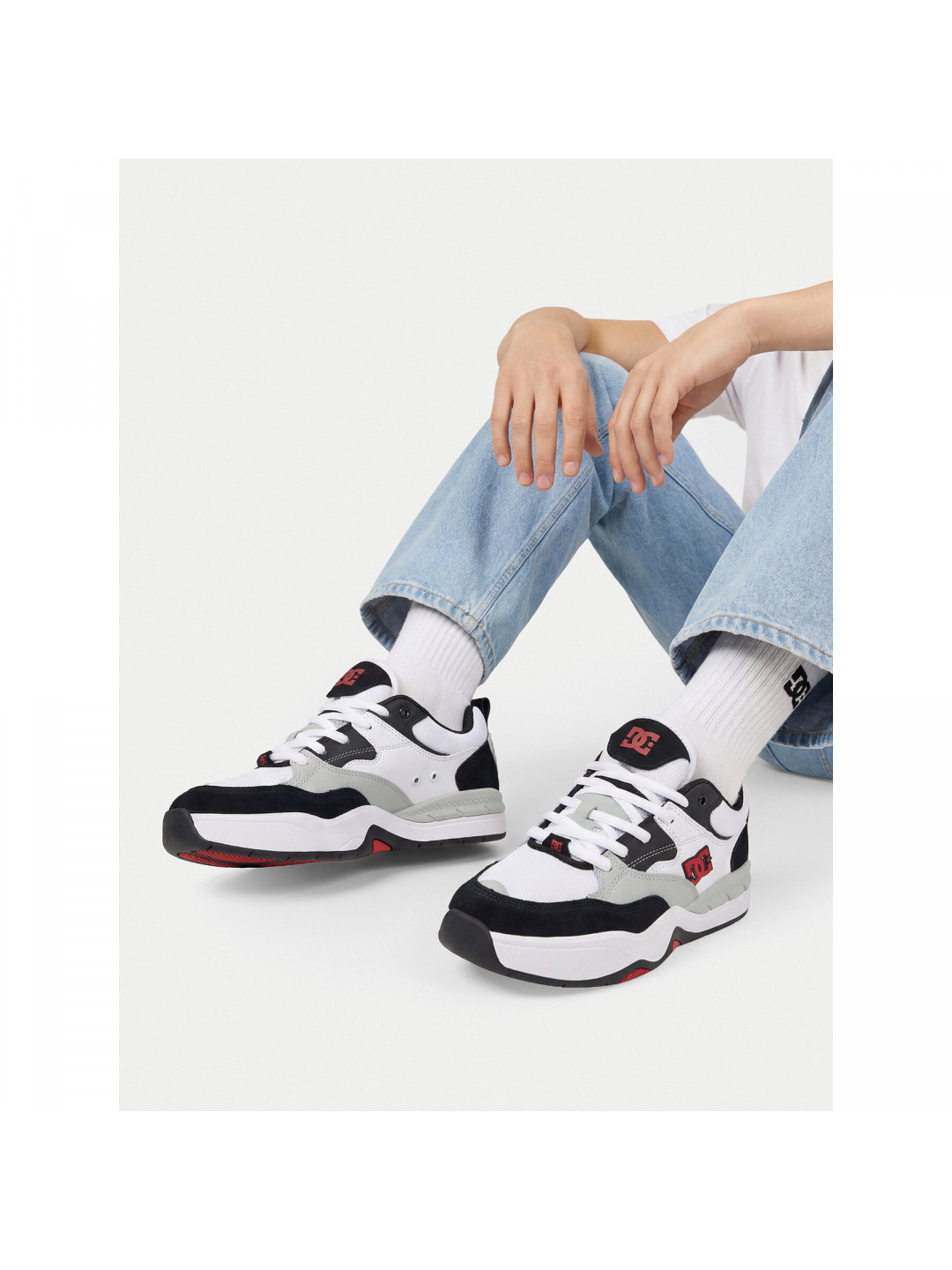 Sneakersy DC Shoes EO-DC ASCEND DC01675005 Bílá