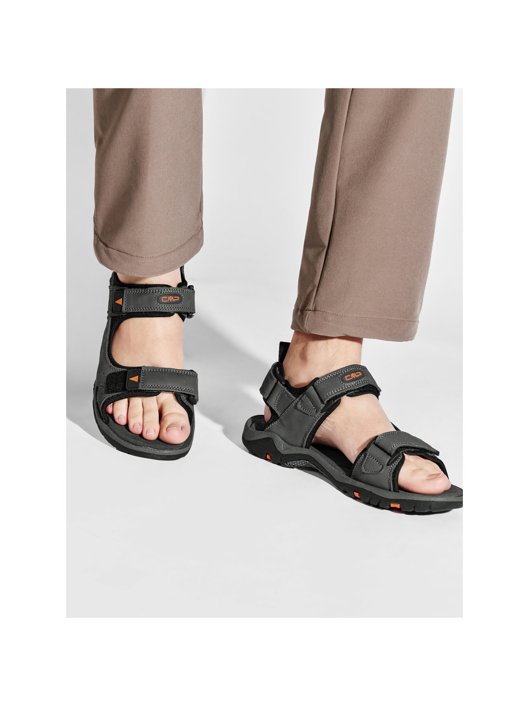 Sandály CMP Almaak Hiking Sandal 38Q9947 Šedá
