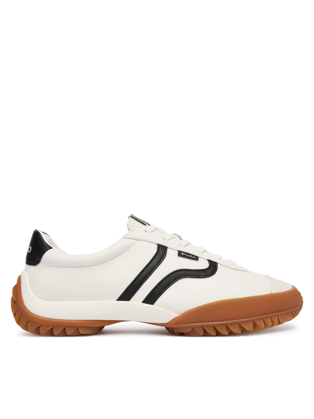 Sneakersy Polo Ralph Lauren 804P04925001 Écru