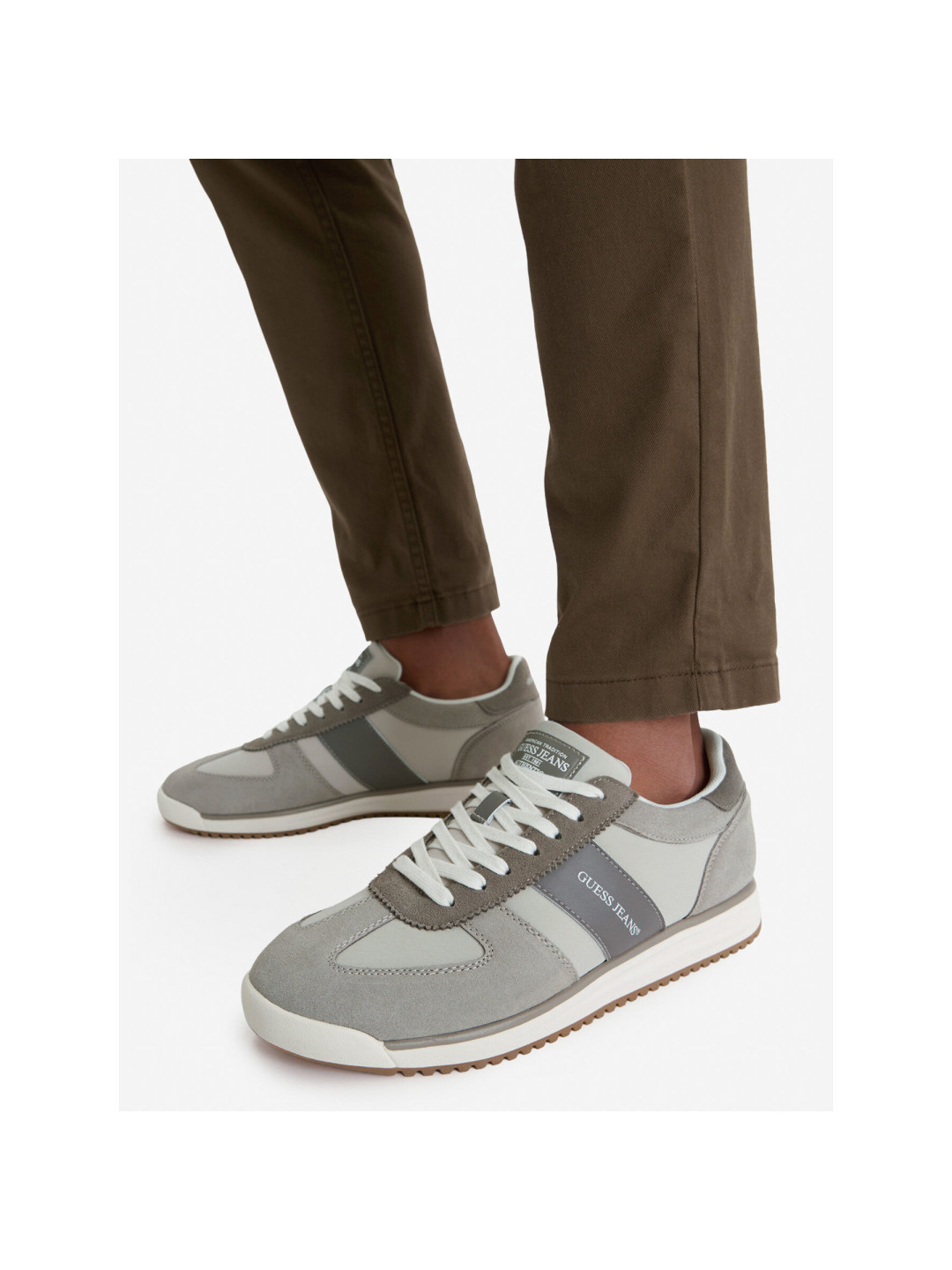 Sneakersy Guess Jeans EO-DELAND-01 WE Šedá