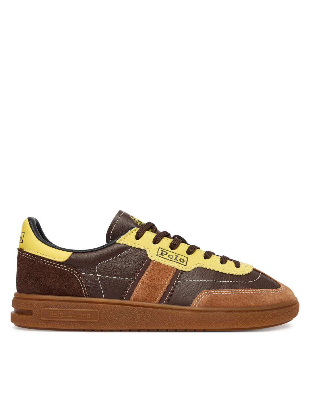Sneakersy Polo Ralph Lauren 804P04920001 Hnědá