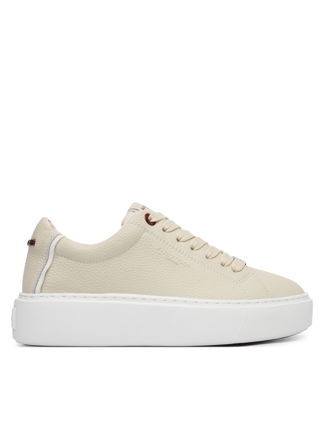 Sneakersy Alexander Smith London High ALBDLHW 8406 Krémová
