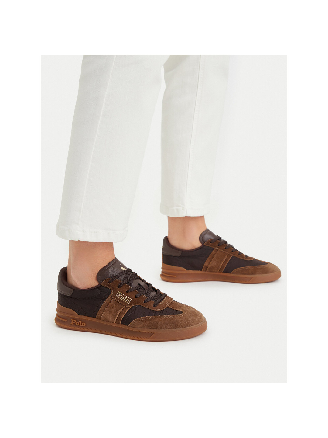 Sneakersy Polo Ralph Lauren 804P04919001 Hnědá