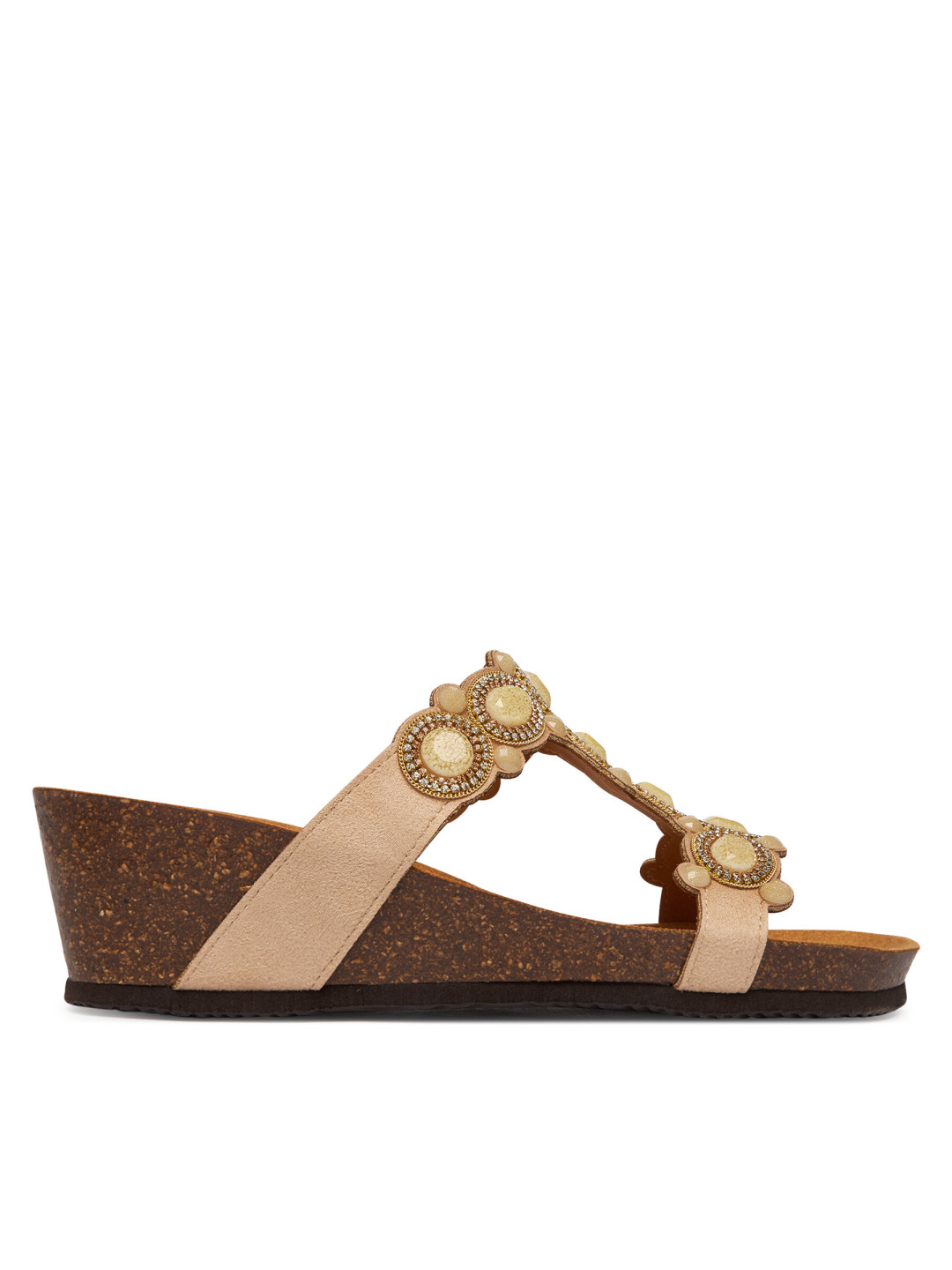Nazouváky Scholl Zanzibar T-Bar MF00809 Béžová