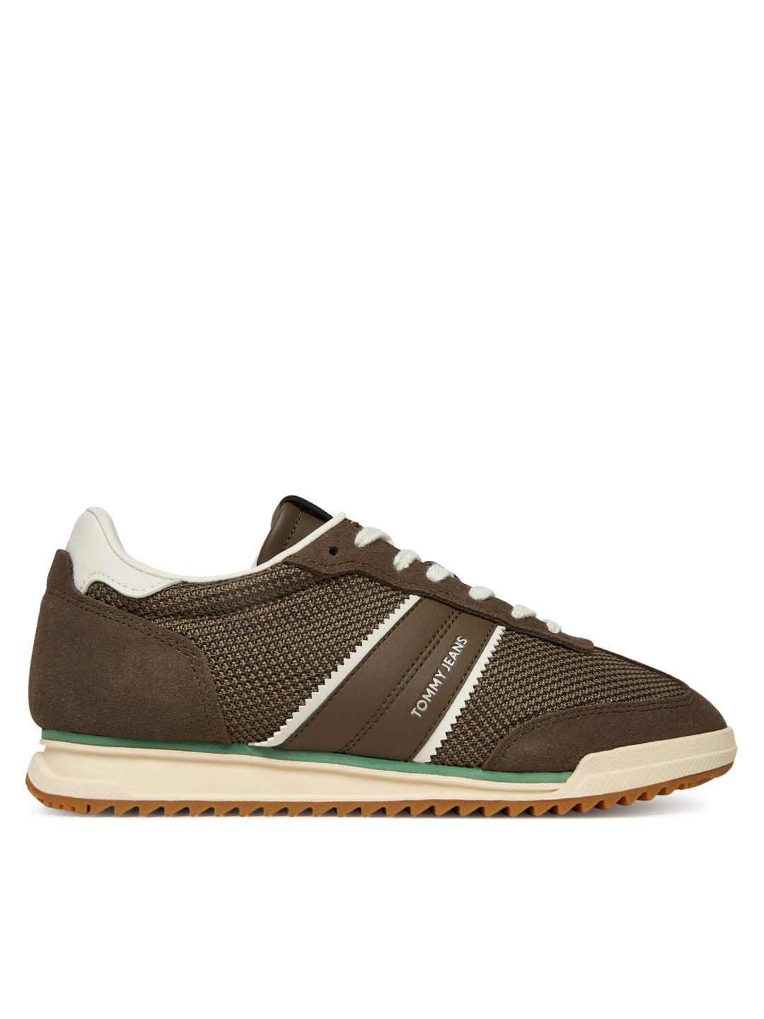 Sneakersy Tommy Jeans Tjw Low Profile Runner EN0EN02862 Hnědá