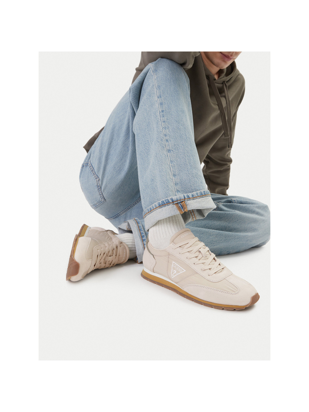Sneakersy Guess Jeans EO-WILIAMS-01 126AM Béžová