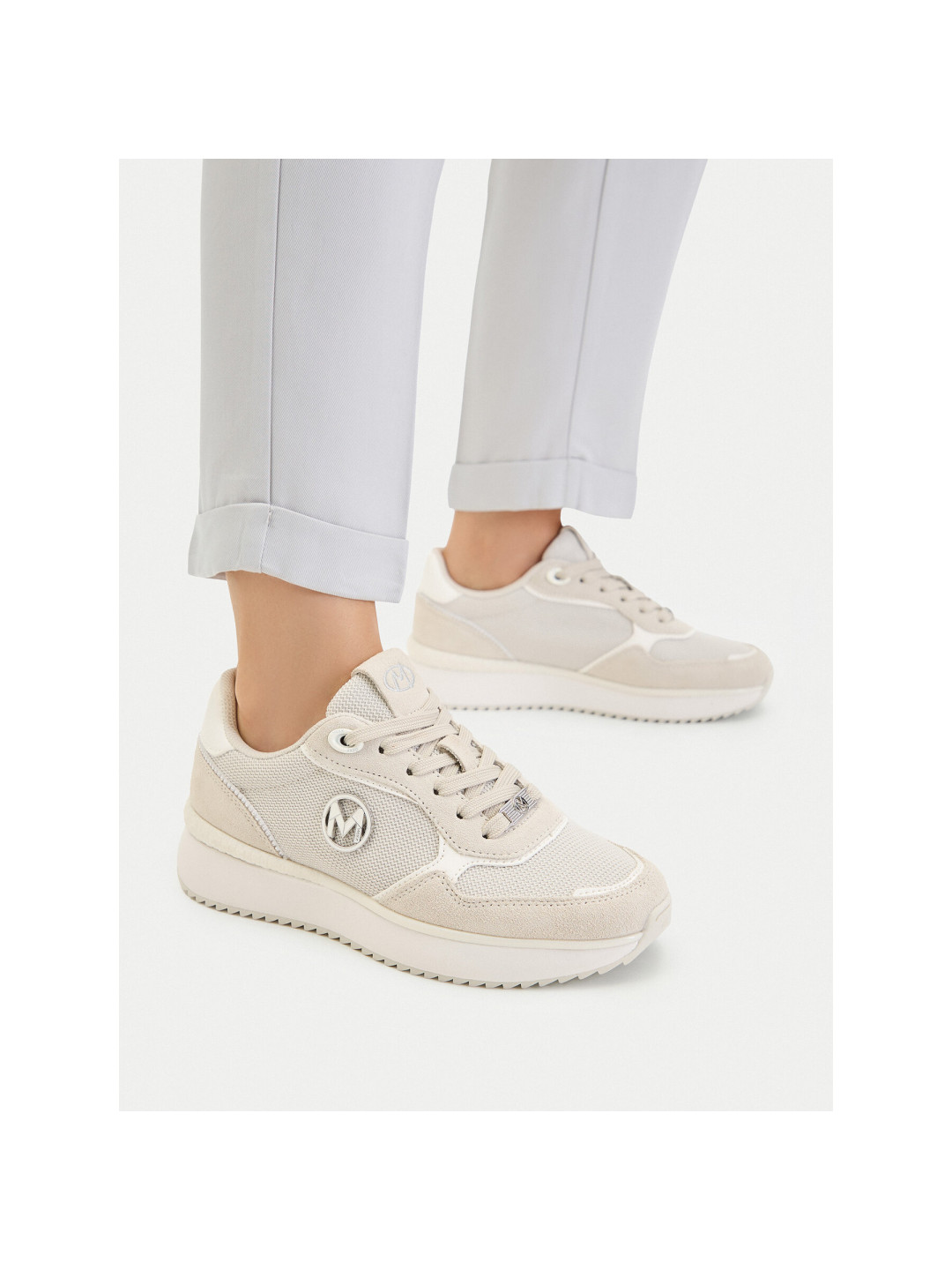 Sneakersy MEXX EO-MI001011461W Bílá