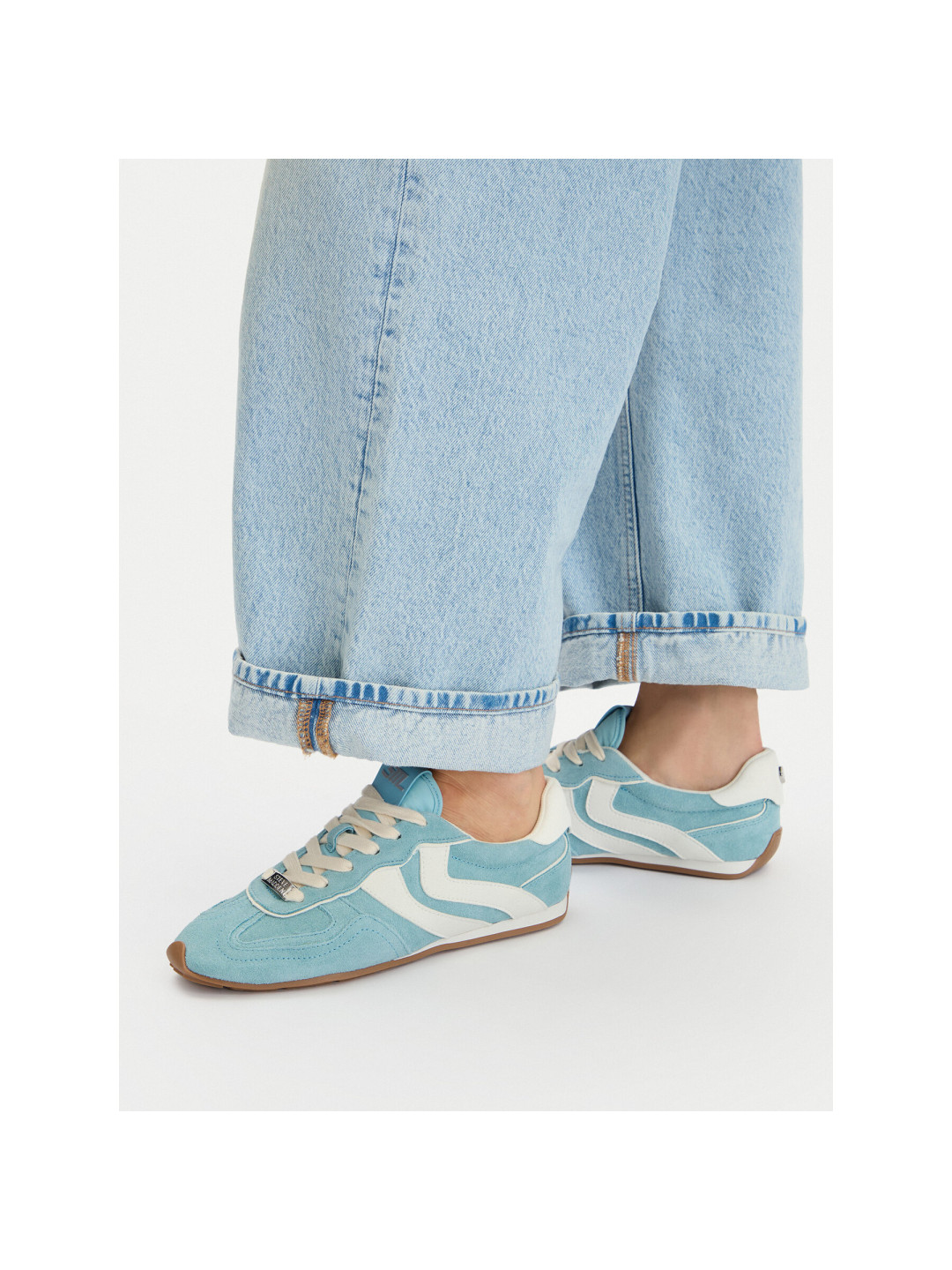 Sneakersy Steve Madden Abbi-Sm 11005187 Světle modrá