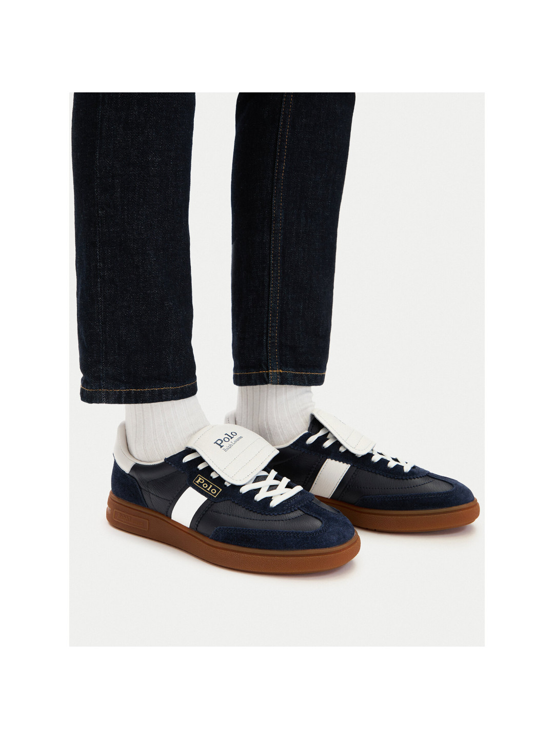 Sneakersy Polo Ralph Lauren Bedford Ft 804P16347001 Tmavomodrá