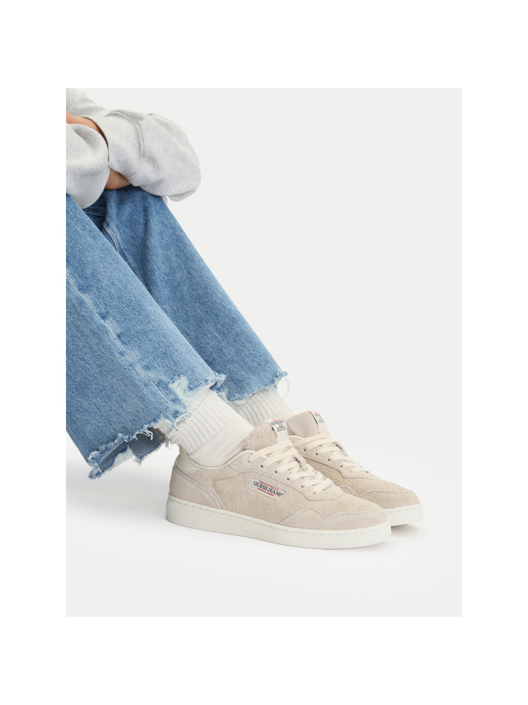 Sneakersy Guess Jeans EO-XL250041 Světle béžová