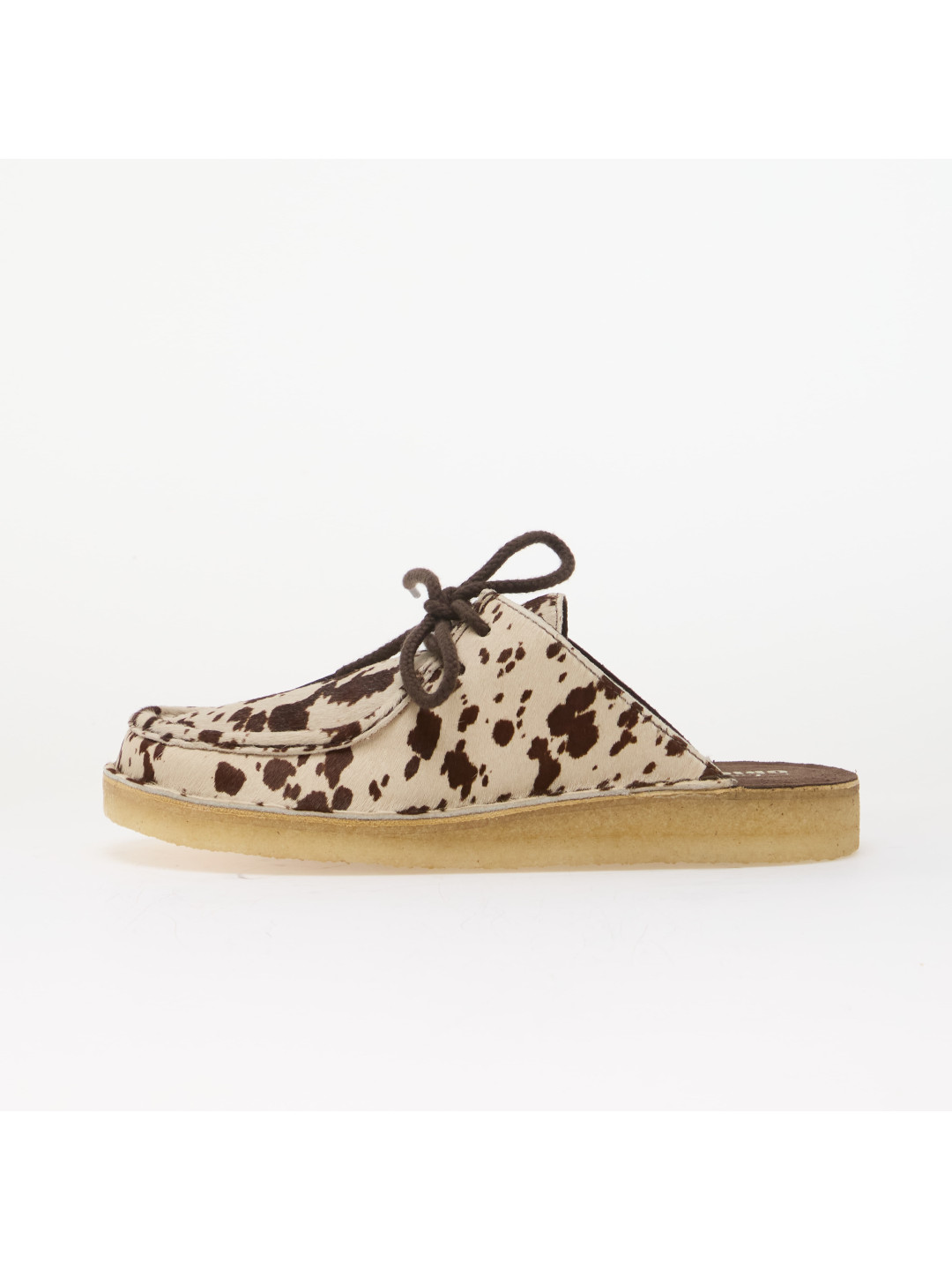 Clarks Originals DSRTNomad Mule Brown Cow Print 6