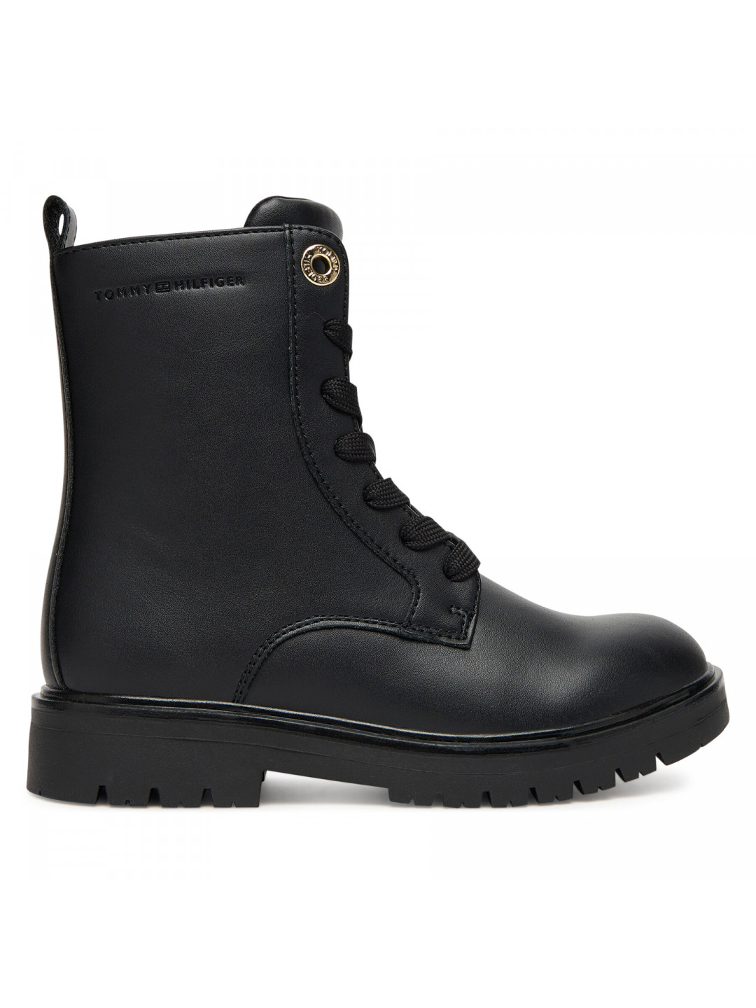 Turistická obuv Tommy Hilfiger Lace-Up Bootie T3A5-34012-1355 S Černá