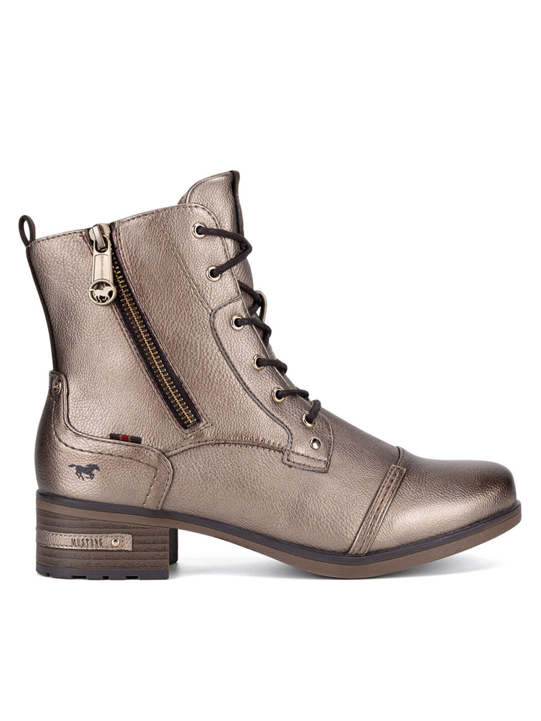 Kotníková obuv Mustang 1229-513 Zlatá