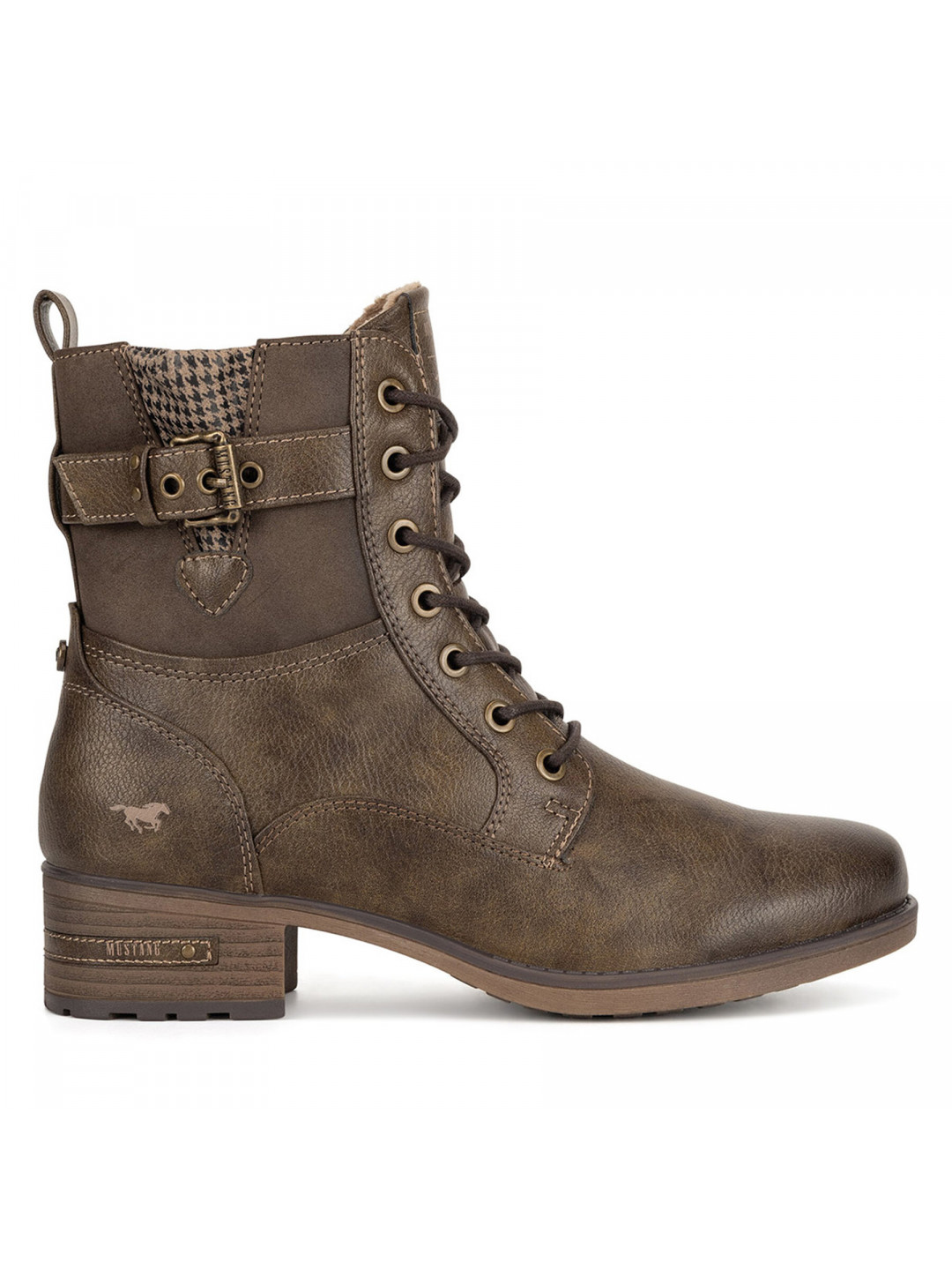 Kotníková obuv Mustang 1229-521 Hnědá