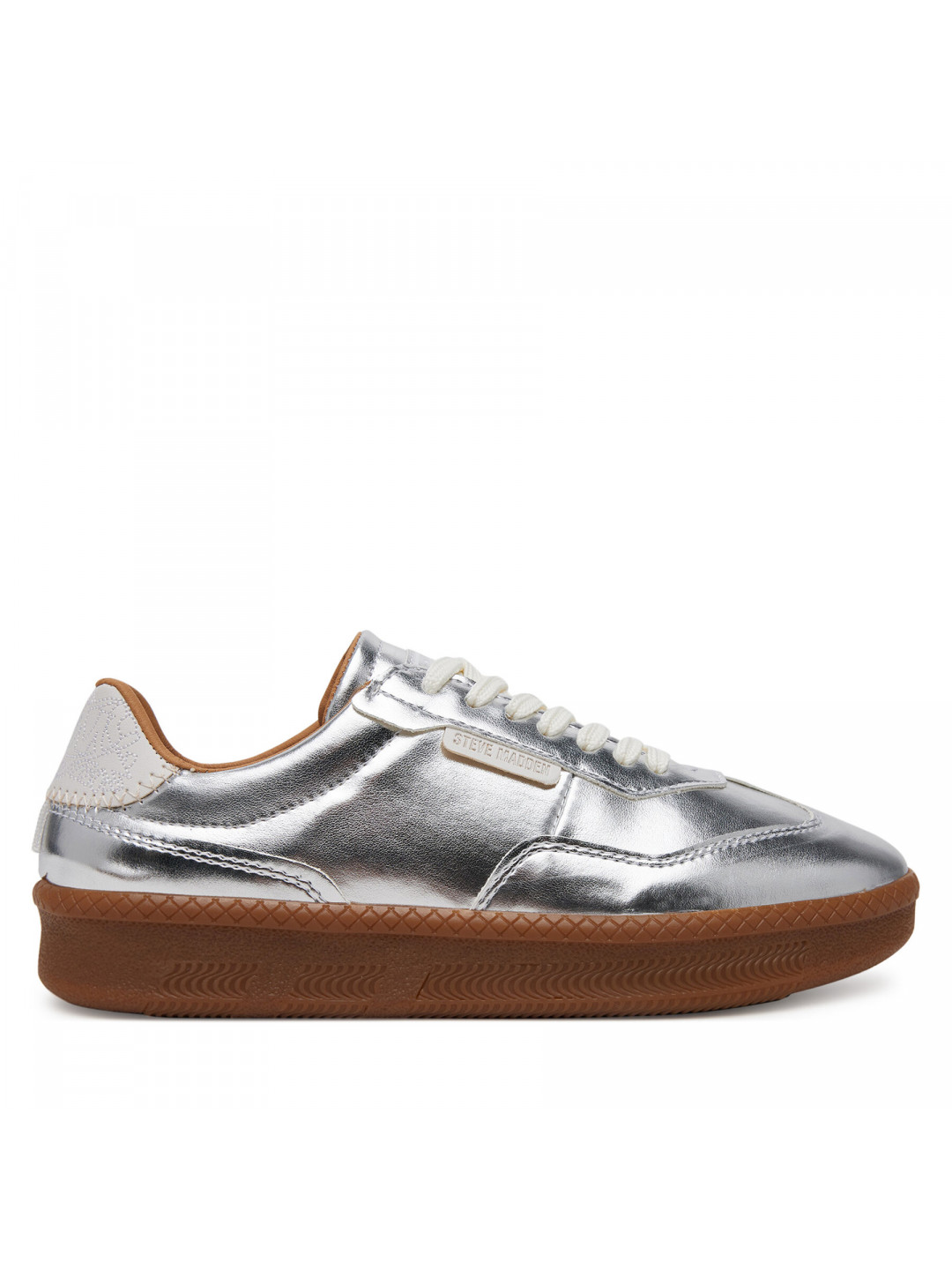 Sneakersy Steve Madden Euphoria SM11003591 Stříbrná