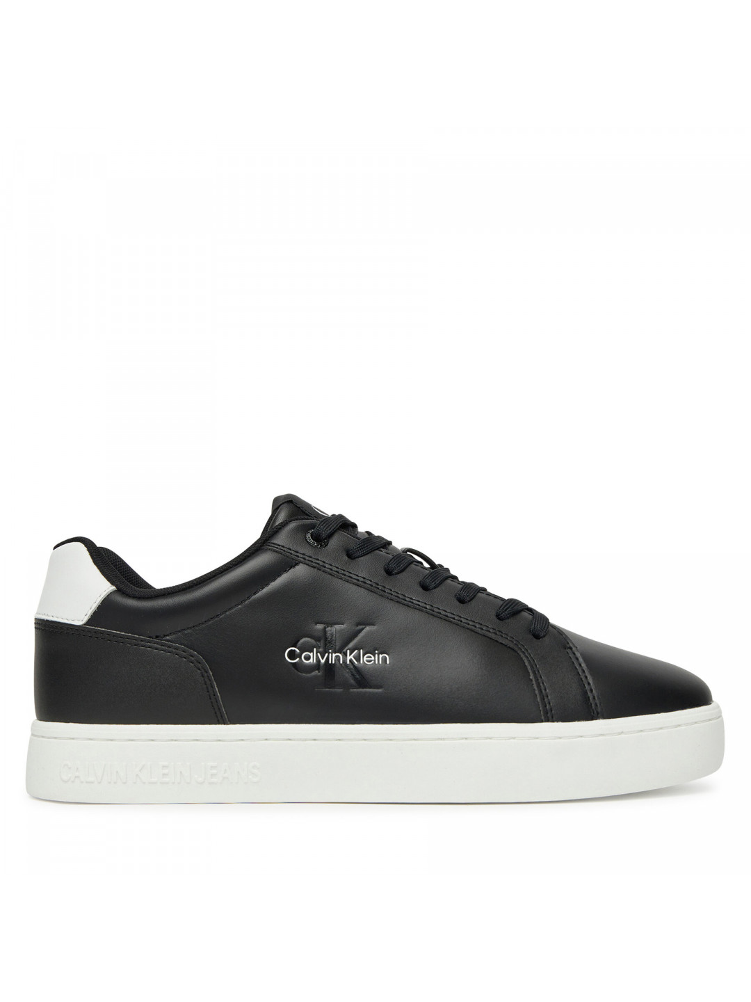 Sneakersy Calvin Klein Jeans Classic Cupsole Mono Lth YM0YM01369 Černá