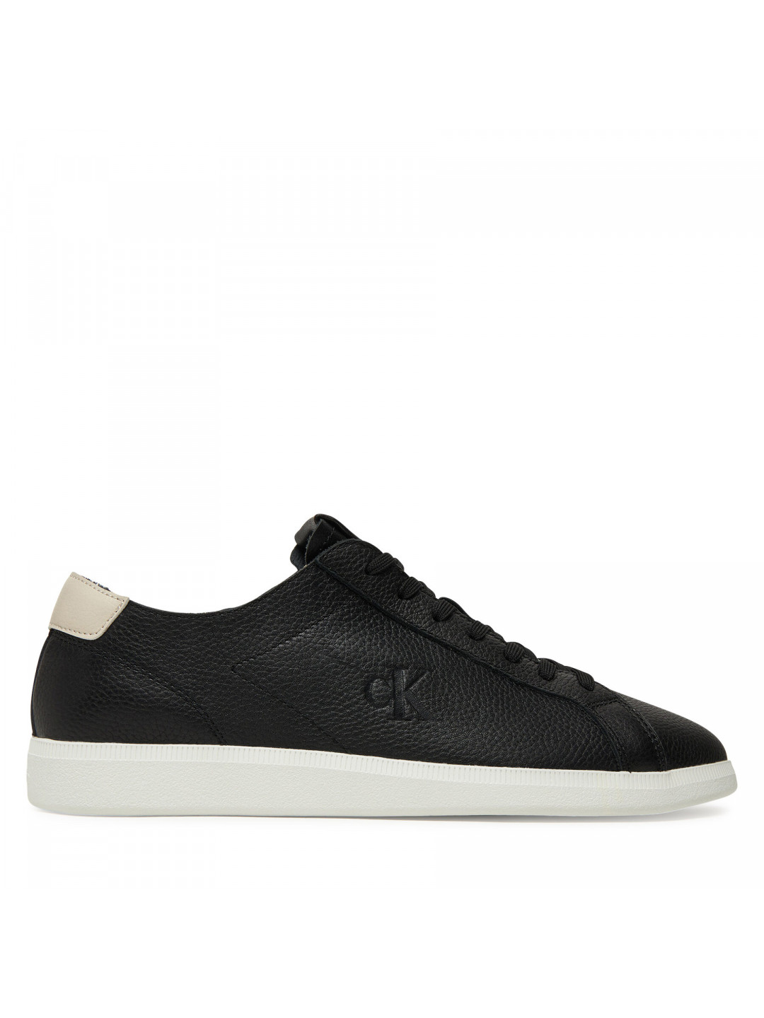Sneakersy Calvin Klein Jeans Low Profile Cupsole Tmb Lth YM0YM01331 Černá