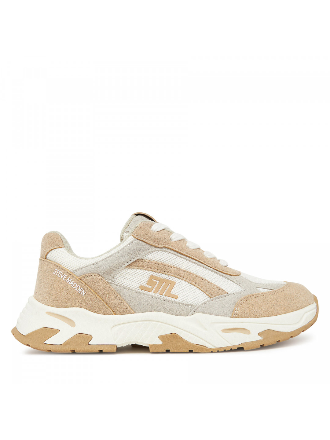 Sneakersy Steve Madden Sneak Peak-E SM19000129 Stříbrná