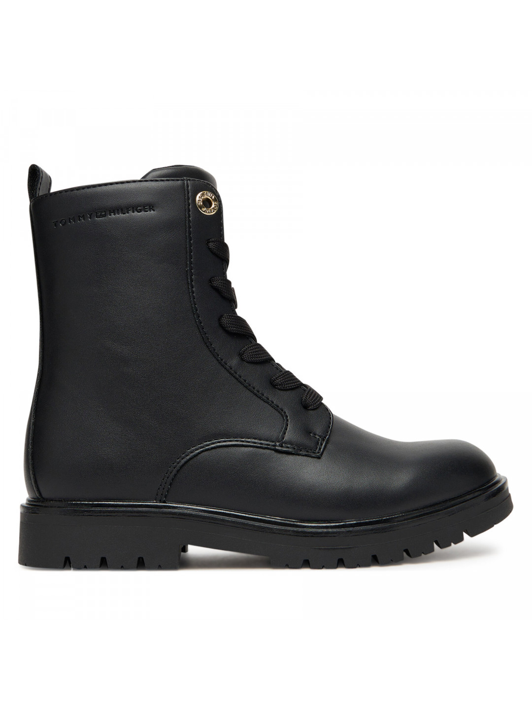 Turistická obuv Tommy Hilfiger Lace-Up Bootie T3A5-34012-1355 D Černá
