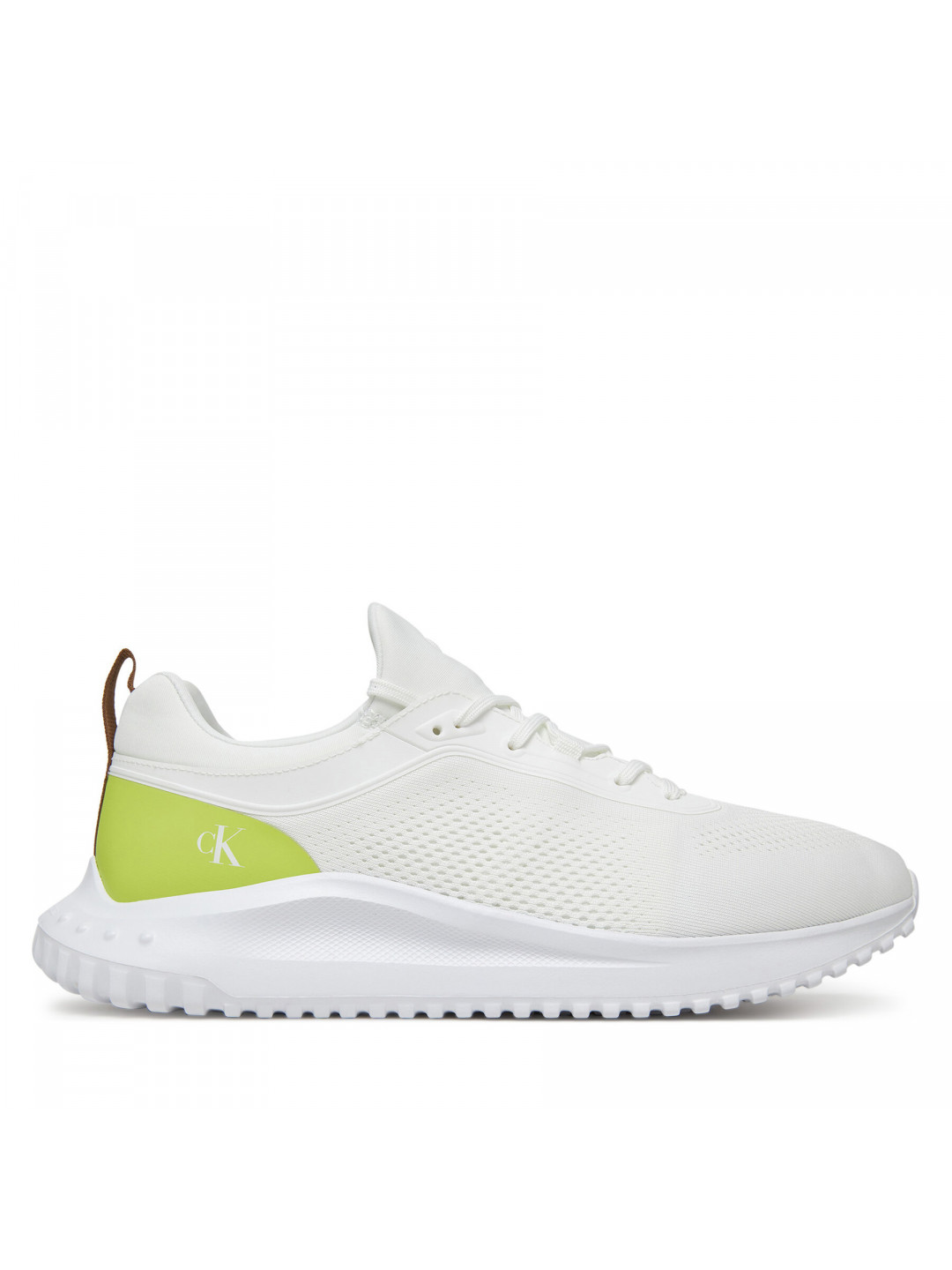 Sneakersy Calvin Klein Jeans Eva Runner Tech Knit YM0YM01293 Bílá