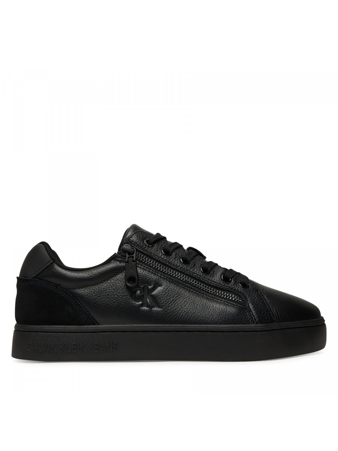 Sneakersy Calvin Klein Jeans Classic Cupsole Zip Low In YM0YM01318 Černá