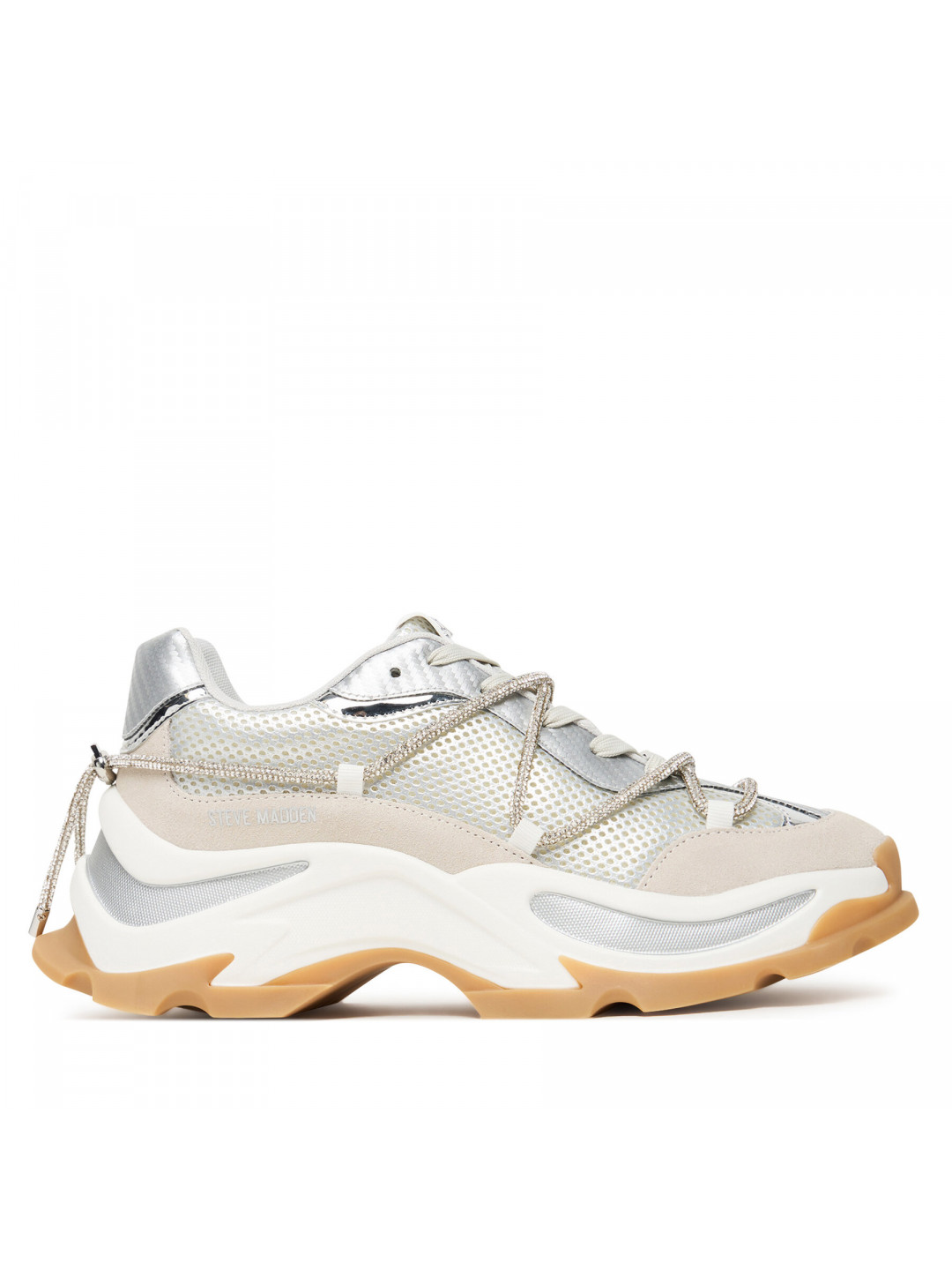 Sneakersy Steve Madden Z Nation SM11004807 Stříbrná