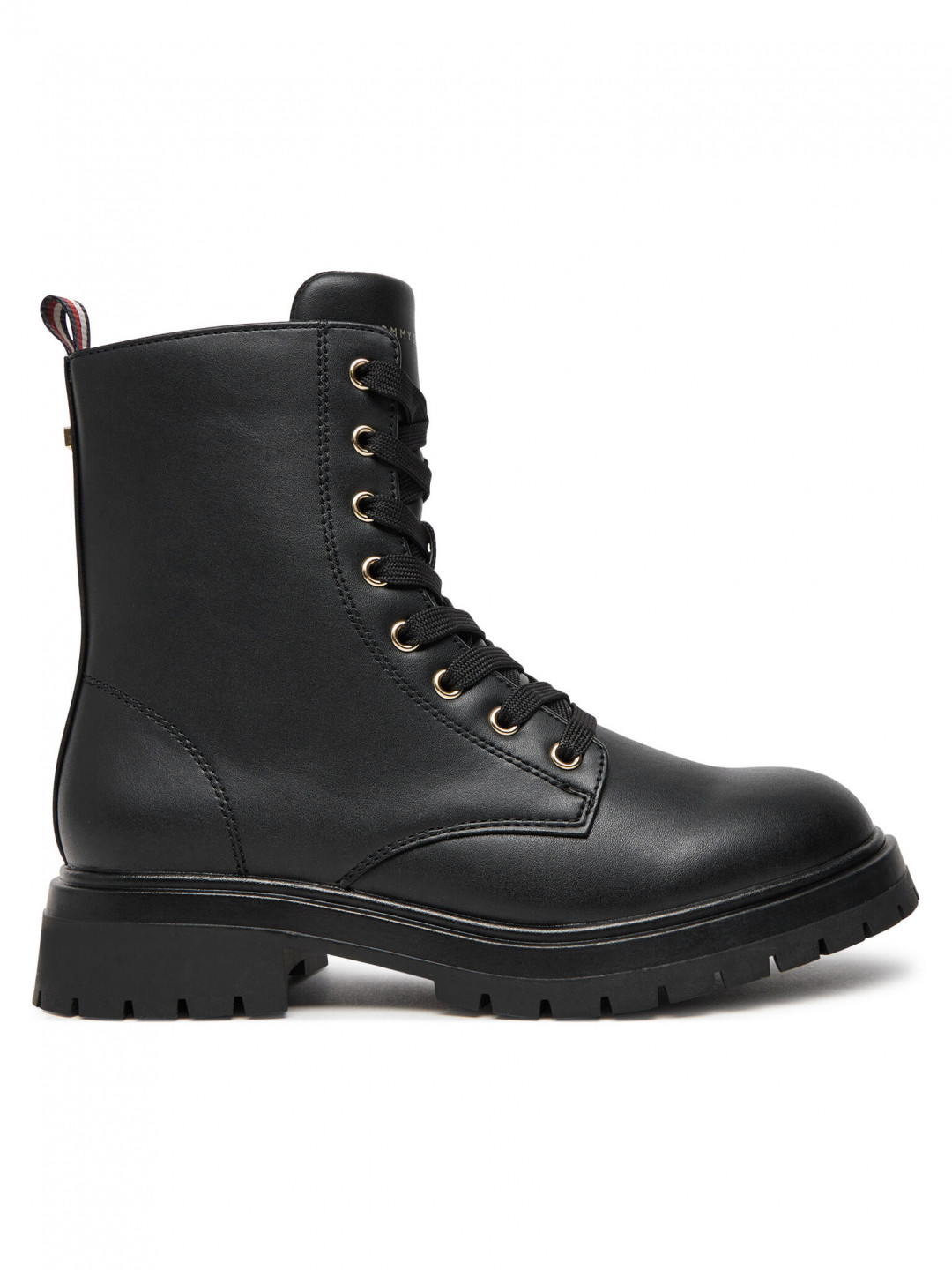 Tommy Hilfiger Turistická obuv Lace-Up Bootie T3A5-33569-1351 S Černá